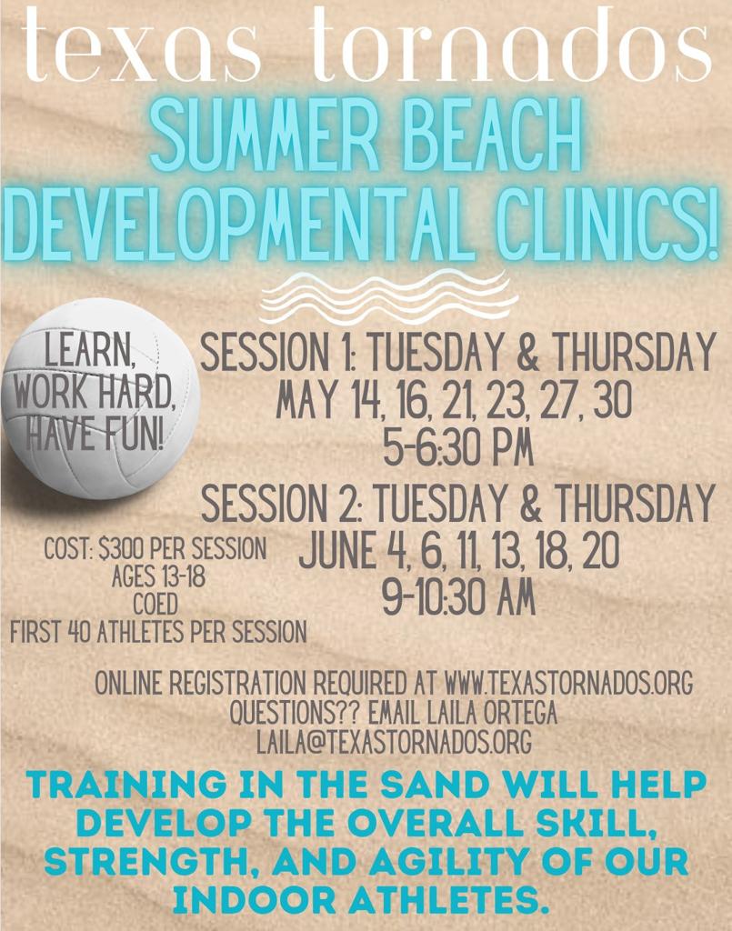 Summer Beach Development Clinics
